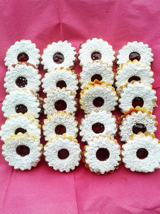 450g Spitzbuben Plätzchen Weihnachtsplätzchen